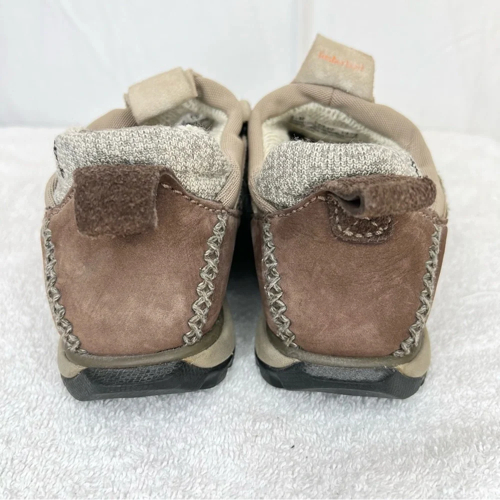 TIMBERLAND Smartwool Power Lounger Suede Lined Slip On Shoes Brown Women Sz 6.5